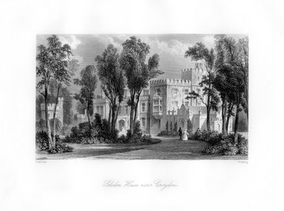 Selsdon House bei Croydon, 19. Jahrhundert von M. J. Starling
