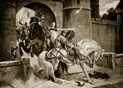 Der Kampf zwischen Wilhelm und Robert bei Gerberoy von M. Mackinlay