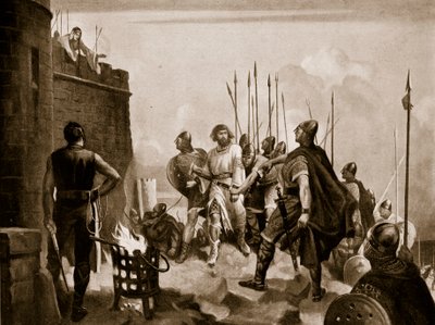 Die Kapitulation von Bamborough Castle von M. Mackinlay