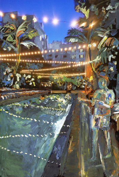 Nachtschwimmen, 2021 von Madeleine Gross