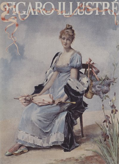 Maiblumen. Titelbild von Le Figaro Illustre, Mai 1894 von Madeleine Lemaire