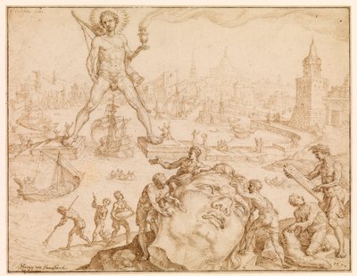 Koloss von Rhodos, 1570 von Maerten van Heemskerck