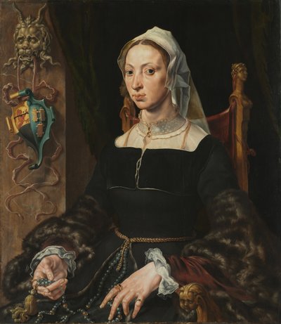 Porträt von Machtelt Suijs, um 1540-1545 von Maerten van Heemskerck