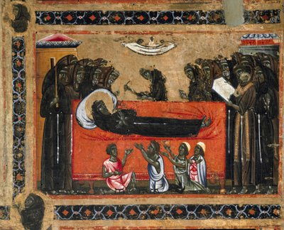 Geschichte des Lebens von Sankt Franziskus vom Altarbild von San Francesco d