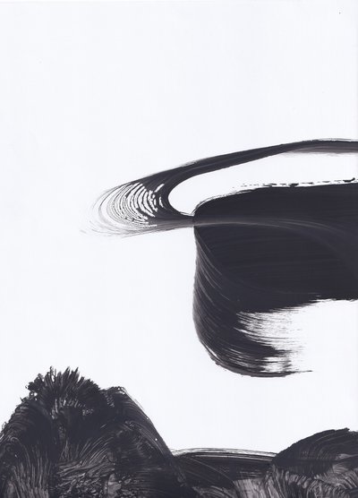Fließende Zen-Striche von Maira Ribena