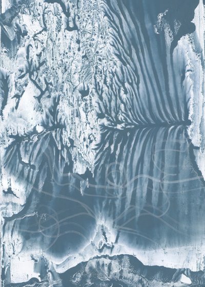 Serener Blauer Fluss von Maira Ribena