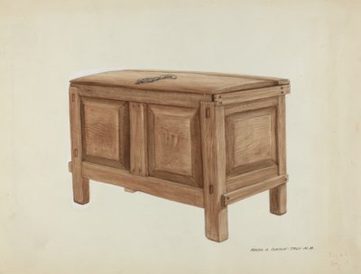 Getreidekiste, ca. 1937 von Majel G. Claflin