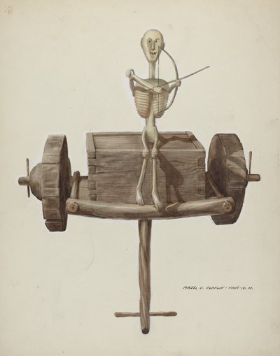Penitente Todeswagen & Todesfigur von Majel G. Claflin
