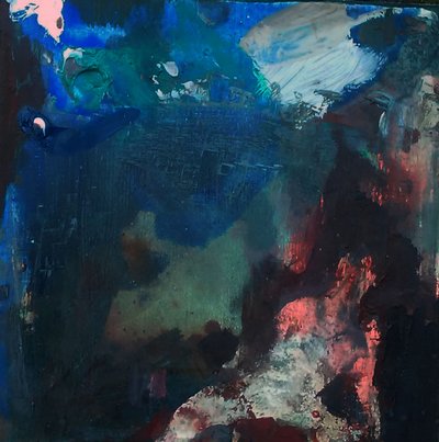 Stimmungsvolle Blaue Fusion von Małgorzata Majerczyk