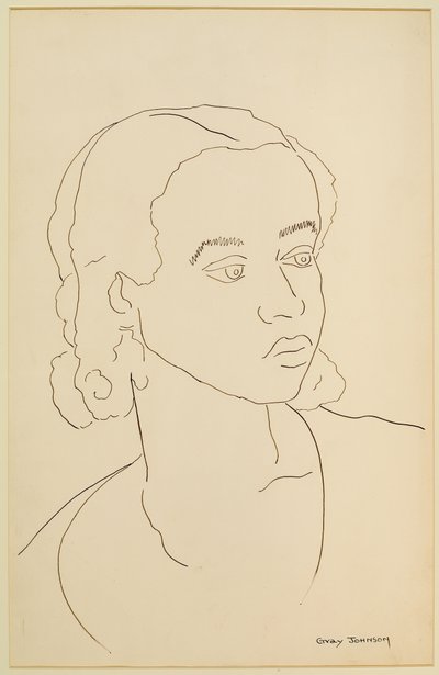 Studie eines Mädchens Nr. 4 von Malvin Gray Johnson