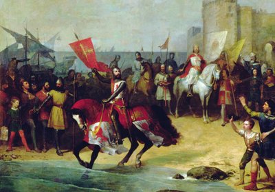 Die Rückeroberung von Cadiz im Jahr 1262 durch Alfonso den Weisen von Manuel Cabral y Aguado Bejarano