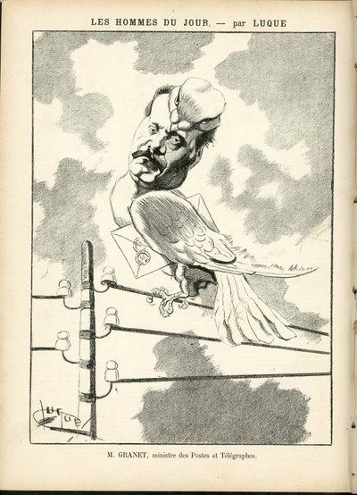 Illustration von Manuel Luque (1854-1919) in La Caricature (1880) von Manuel Luque