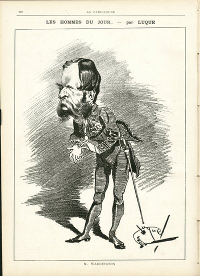 Illustration von Manuel Luque (1854-1919) in La Caricature (1880) von Manuel Luque