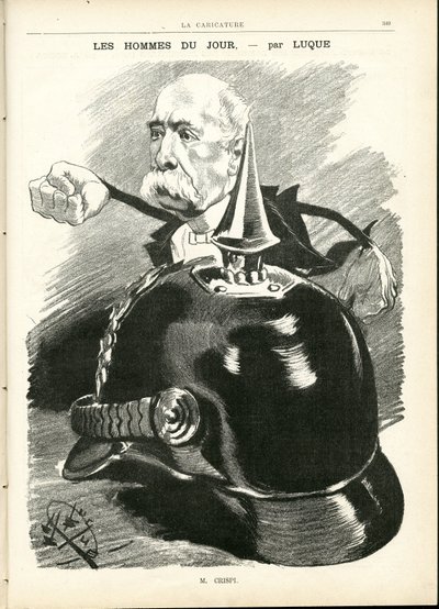 Illustration von Manuel Luque (1854-1919) in La Caricature (1880) von Manuel Luque