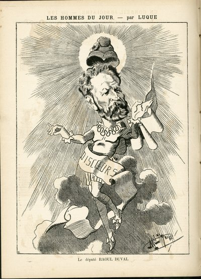 Illustration von Manuel Luque (1854-1919) in La Caricature (1880) von Manuel Luque