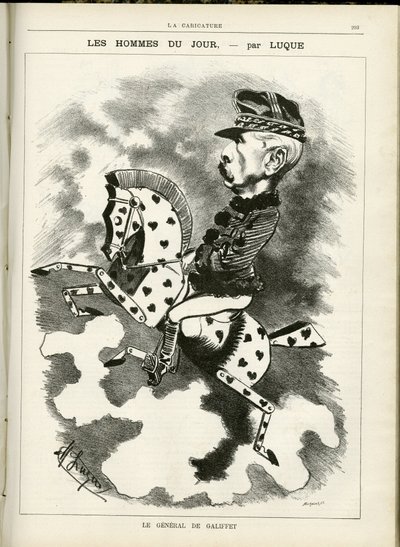 Illustration von Manuel Luque (1854-1919) in La Caricature (1880) von Manuel Luque