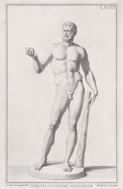 Statue des Herkules, 1734 von Marc