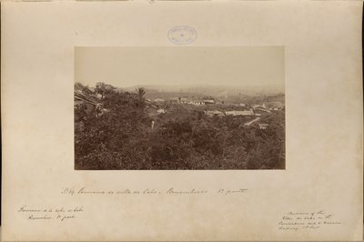 Panorama der Villa do Cabo, Pernambuco - 1. Teil von Marc Ferrez