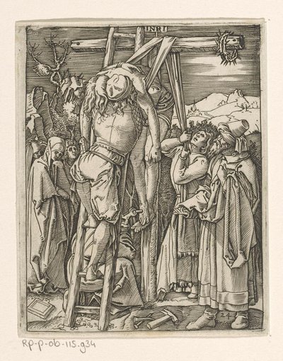 Kreuzabnahme von Marcantonio Raimondi