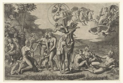 Das Urteil des Paris von Marcantonio Raimondi