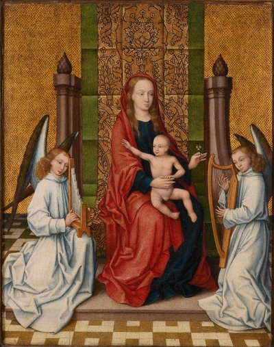 Die Jungfrau und das Kind auf dem Thron, zwischen 1550 und 1560 von Marcellus Coffermans