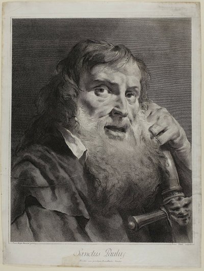 Sankt Paul, aus Die Heilige Familie und die Zwölf Apostel von Marco Alvise Pitteri