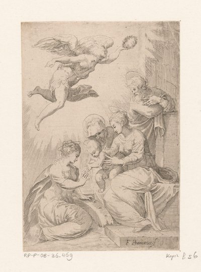 Mystische Hochzeit der heiligen Katharina von Marco dell