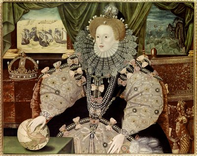 Porträt von Königin Elisabeth I. von England, bekannt als das Armada-Porträt, ca. 1588 von Marcus Gheeraerts