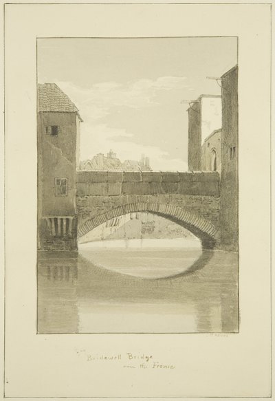 Bridewell Brücke über den Frome, Blick nach Norden von Marcus H. Homes