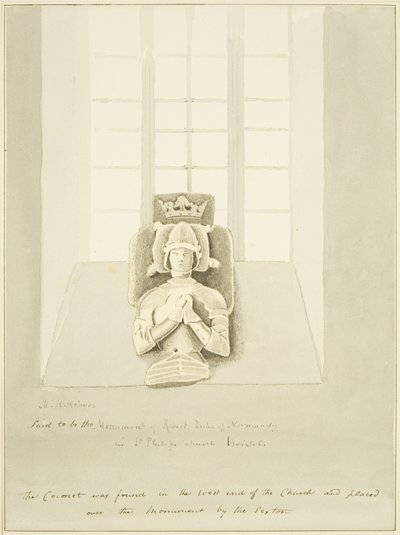 Effigie von Robert, Herzog der Normandie, in St. Philip