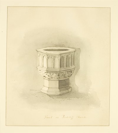 Taufbecken in der Redcliffe Kirche von Marcus H. Homes