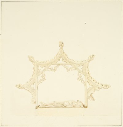 Grab von Maurice, 7. Earl of Berkeley, in der Kathedrale von Bristol von Marcus H. Homes