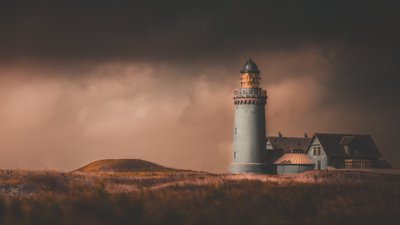 Stimmungsvoller Küstenleuchtturm von Marcus Hennen