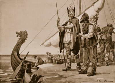 Rurik zieht ins Land der Slawen, 862 von Margaret Dovaston