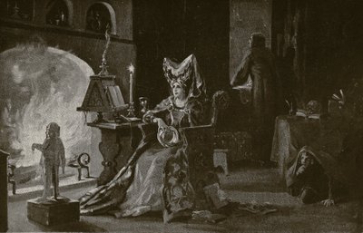 Die Herzogin von Gloucester praktiziert Zauberei, Illustration aus 