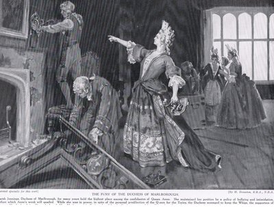 Der Zorn der Herzogin von Marlborough, um 1910 von Margaret Dovaston