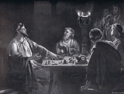 Die Einführung von Gewichten und Maßen in Griechenland, Illustration aus 