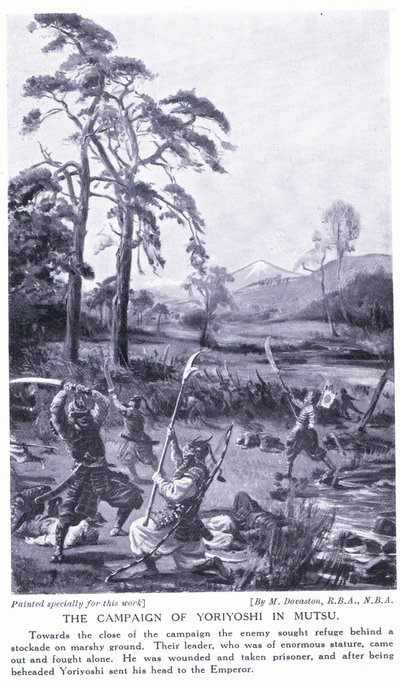 Der Feldzug von Yoriyoshi in Mutsu von Margaret Dovaston