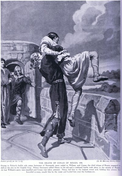 Der Tod von Conan von Rouen 1090 n. Chr. von Margaret Dovaston