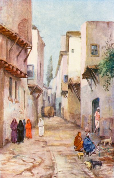 Gerade Straße, Damaskus von Margaret Thomas