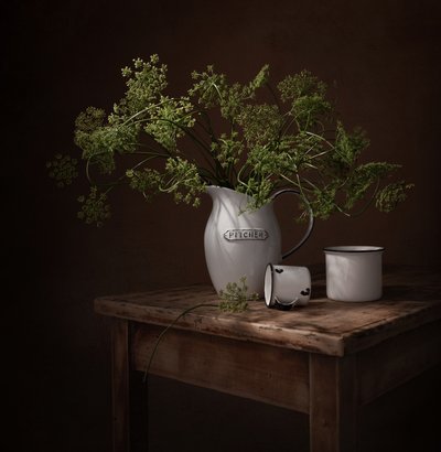 Stimmungsvolles Botanisches Stillleben von Margareth Perfoncio
