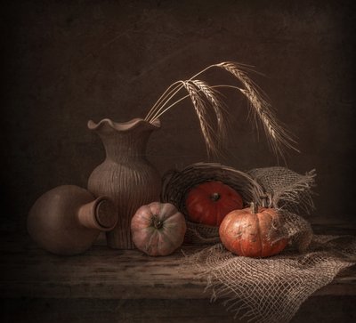 Stimmungsvolles Erntestillleben von Margareth Perfoncio