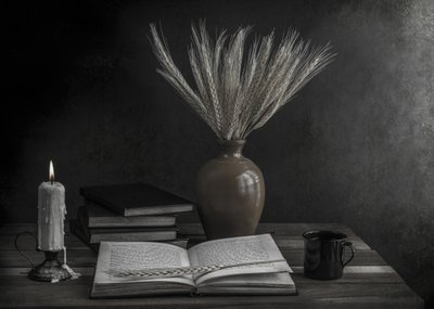 Ruhiges Kerzenlichtlesen von Margareth Perfoncio