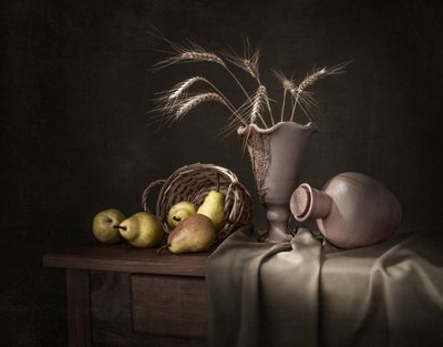 Rustikales Ernte-Stillleben von Margareth Perfoncio