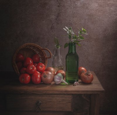 Rustikale Küchenzutaten von Margareth Perfoncio