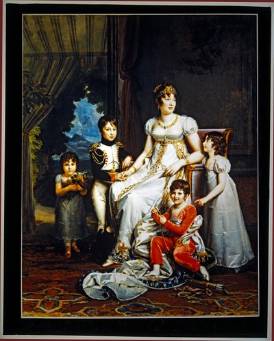 Königin Caroline Murat und ihre vier Kinder von Marguerite Gerard