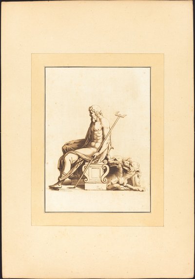 Pluto von Maria Catharina Prestel after Giulio Romano