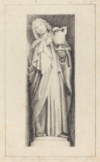 Heiliger Johannes, aus der Kapelle Heinrich VII. in der Westminster Abbey von Maria Denman after John Flaxman