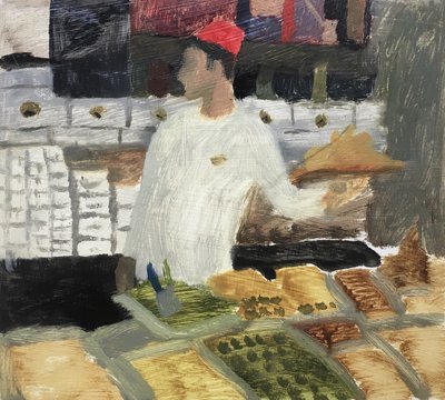 Türkischer Süßigkeitenverkäufer von Maria Magenta