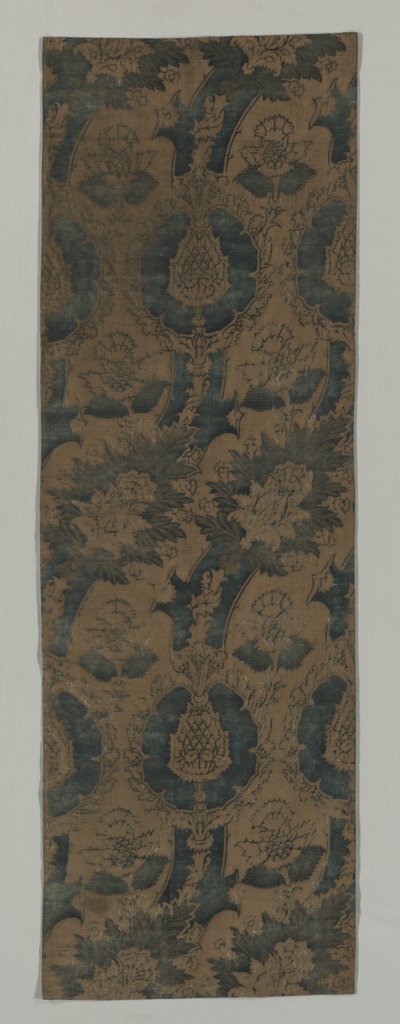 Reproduktion eines florentinischen Samts von Mariano Fortuny y Madrazo